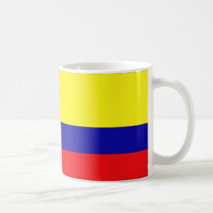Caneca De Café bandeira da Colômbia