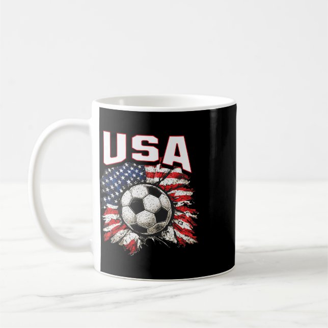 Caneca De Café Bandeira da Copa de 2026 Orgulho do Futebol Divers (Esquerda)