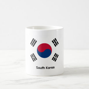 Caneca De Café Bandeira da Coreia do Sul