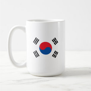 Caneca De Café Bandeira da Coreia do Sul Inteiro