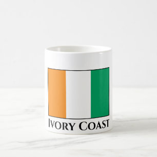 Caneca De Café Bandeira da Costa do Marfim