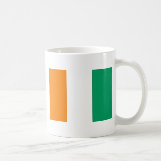 Caneca De Café Bandeira da Costa do Marfim - Drapeau da Costa do  (Direita)