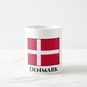 Caneca De Café Bandeira da Dinamarca (dinamarquesa)