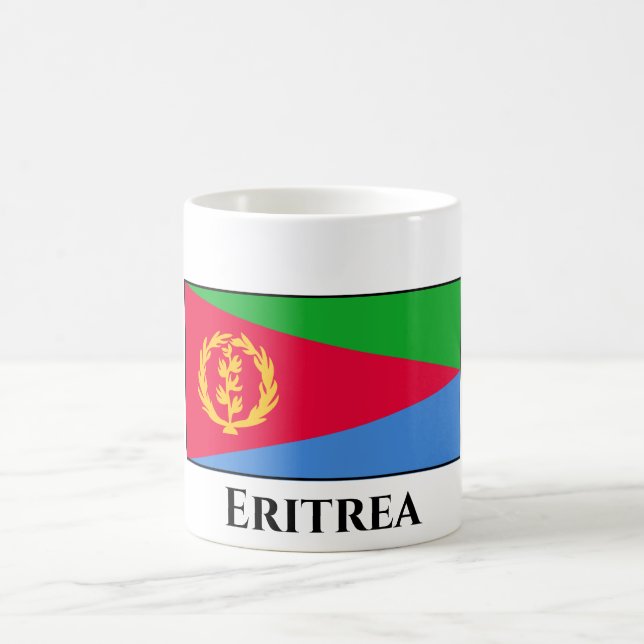 Caneca De Café Bandeira da Eritreia (Centro)