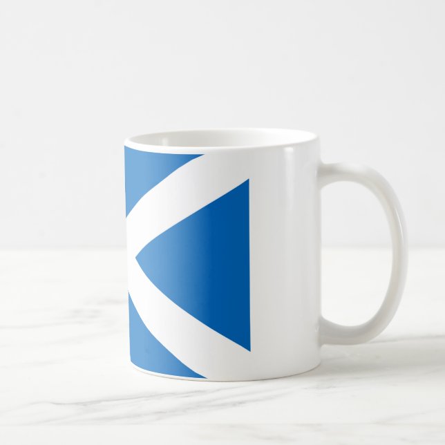 Caneca De Café Bandeira da Escócia - Bratach na h-Alba (Direita)