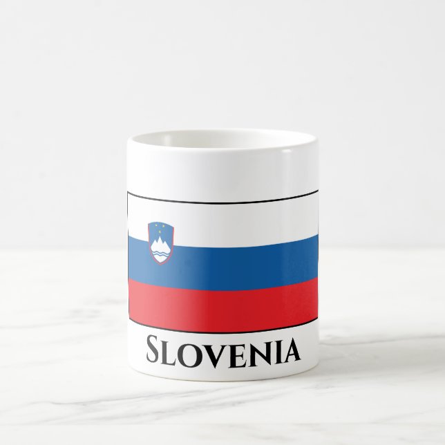 Caneca De Café Bandeira da Eslovênia (Centro)