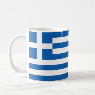 Caneca De Café Bandeira da Grécia