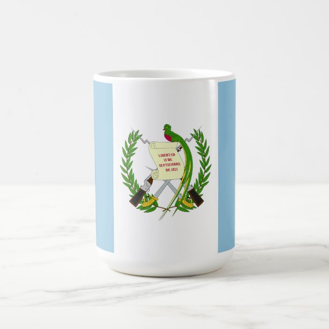 Caneca De Café Bandeira da Guatemala (Centro)