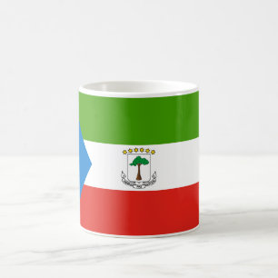 Caneca De Café Bandeira da Guiné Equatorial