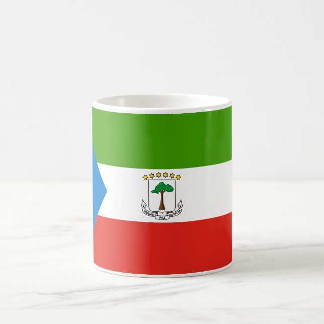 Caneca De Café Bandeira da Guiné Equatorial (Centro)