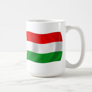 Caneca De Café Bandeira da Hungria