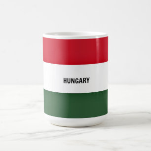 Caneca De Café Bandeira da Hungria