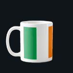 Caneca De Café Bandeira da Irlanda<br><div class="desc">Bandeira da Irlanda</div>