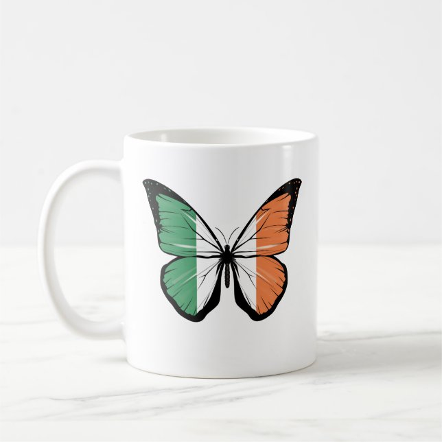 Caneca De Café Bandeira da Irlanda (Esquerda)