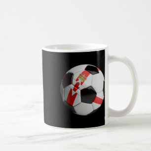 Caneca De Café Bandeira da Irlanda do Norte Futebol Soccer Byll