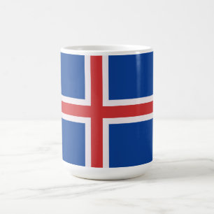 Caneca De Café Bandeira da Islândia
