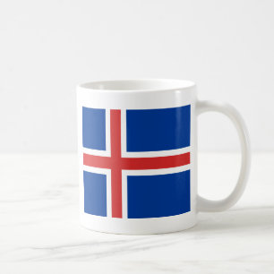Caneca De Café Bandeira da Islândia
