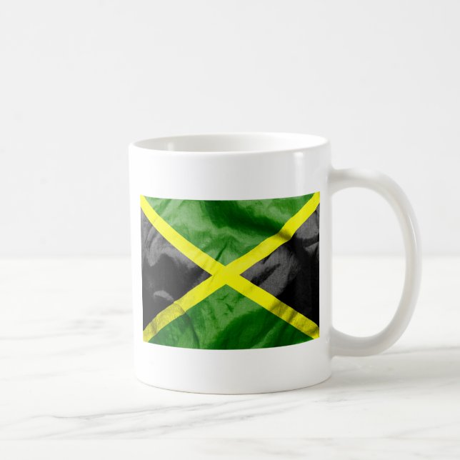 Caneca De Café Bandeira da Jamaica (Direita)