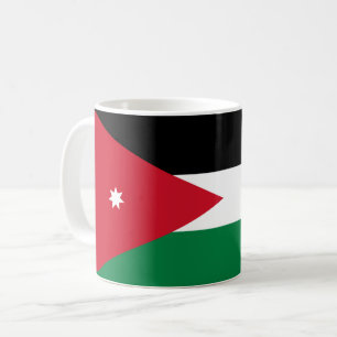 Caneca De Café Bandeira da Jordânia