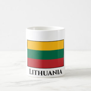 Caneca De Café Bandeira da Lituânia (lituana)