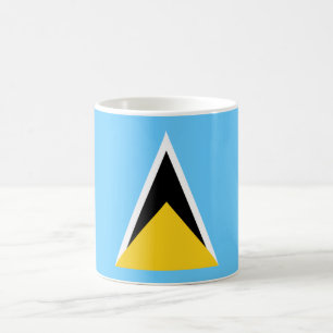 Caneca De Café Bandeira da Lúcia Santo (Rua Lúcia) (Caribe)