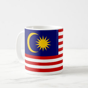 Caneca De Café Bandeira da Malásia