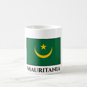 Caneca De Café Bandeira da Mauritânia