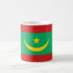 Caneca De Café Bandeira da Mauritânia