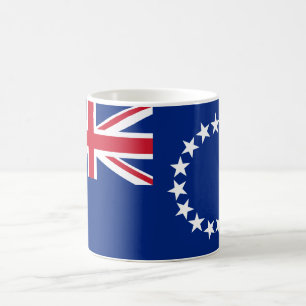 Caneca De Café Bandeira da Mug das Ilhas Cook