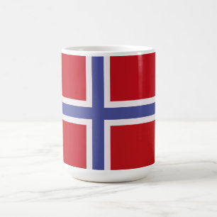 Caneca De Café Bandeira da Noruega