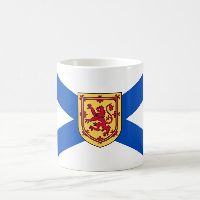 Caneca De Café Bandeira da Nova Escócia (Província do Canadá) (Centro)