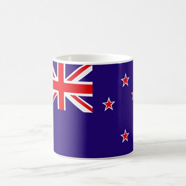 Caneca De Café Bandeira da Nova Zelândia (Centro)