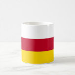 Caneca De Café Bandeira da Ossétia do Norte<br><div class="desc">Bandeira patriótica da Ossétia do Norte Alânia.</div>