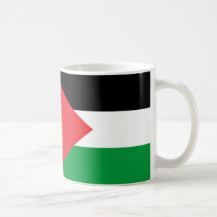 Caneca De Café Bandeira da Palestina - Mug de café cerâmico
