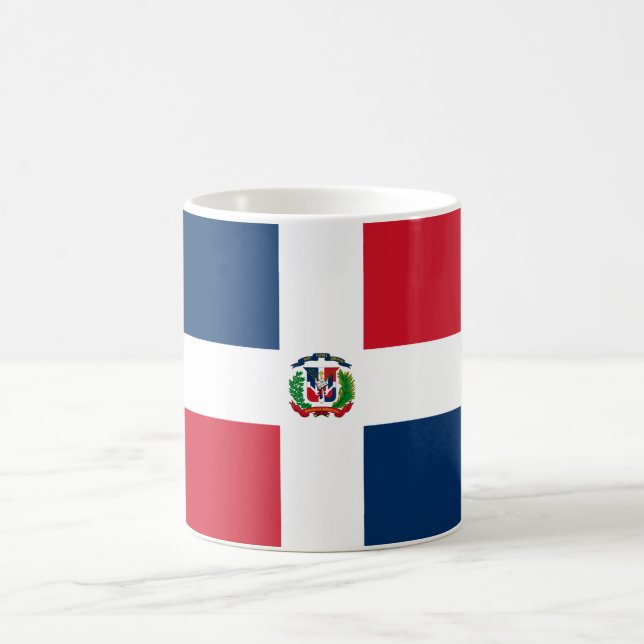 Caneca De Café Bandeira da República Dominicana (Centro)