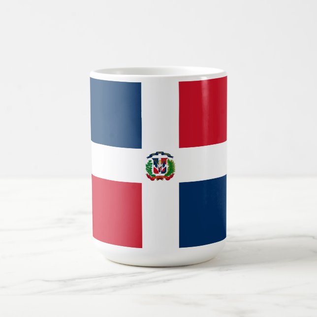 Caneca De Café Bandeira da República Dominicana (Centro)