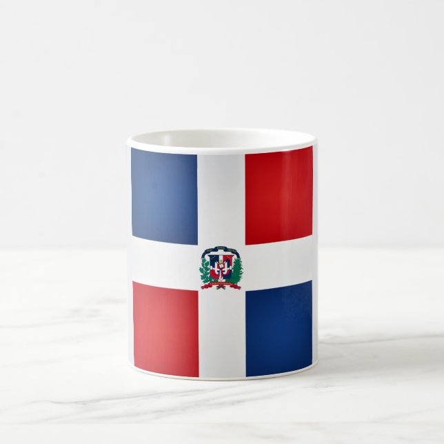 Caneca De Café Bandeira da República Dominicana Legal (Centro)