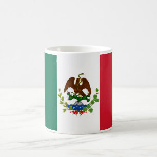 Caneca De Café Bandeira da República Mexicana: 1824-1835, Papais 