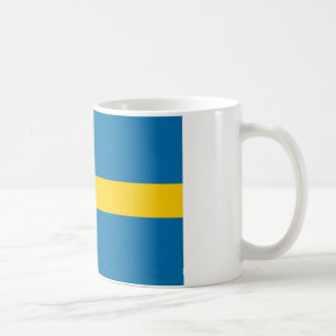 Caneca De Café Bandeira da Suecia