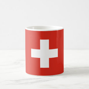 Caneca De Café bandeira da Suíça