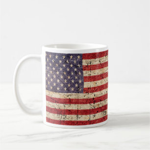 Caneca De Café Bandeira da Tailândia e pavilhão dos EUA, presen