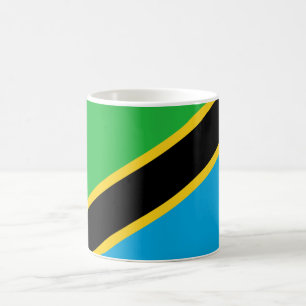 Caneca De Café Bandeira da Tanzânia