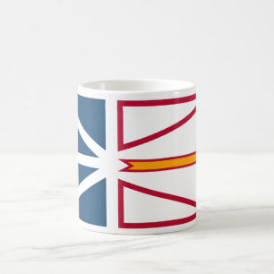 Caneca De Café Bandeira da Terra Nova e Labrador (Canadá)