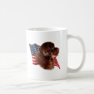 Caneca De Café Bandeira da Terra Nova (marrom)