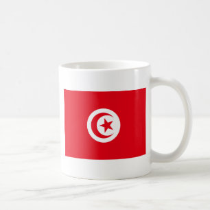 Caneca De Café Bandeira da Tunísia