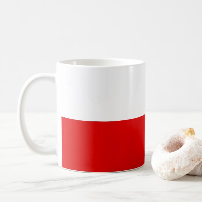 Caneca De Café Bandeira da Turíngia Café Mug (Com Donut)