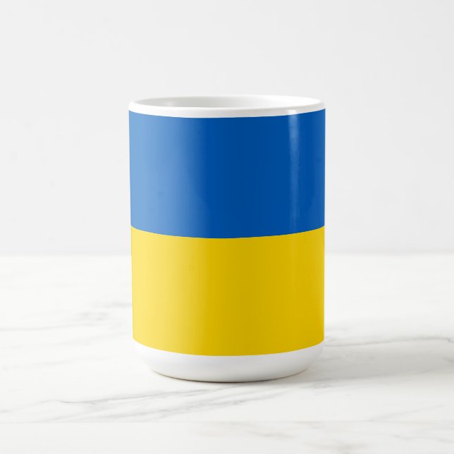 Caneca De Café Bandeira da Ucrânia (Centro)