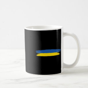 Caneca De Café Bandeira da Ucrânia Com Cores Azul E Amarelo Sem G