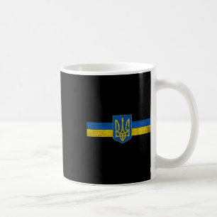 Caneca De Café Bandeira da Ucrânia e Brasão de Armas Odessa Kiev