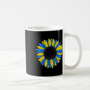 Caneca De Café Bandeira da Ucrânia Girassol Bandeira Ucraniana Vi